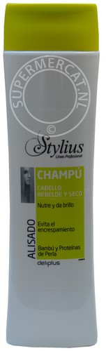 Deliplus Champu Alisado Cabello Rebelde y Seco Stylius 400ml Shampoo prevent fluffing